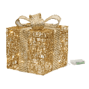 Set de 3 regalos dorados decorativos