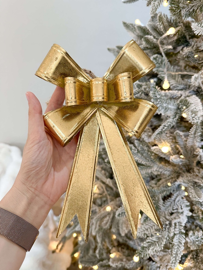 Ornamento de chongo dorado