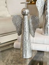 Angel de metal plateado (2 Estilos)