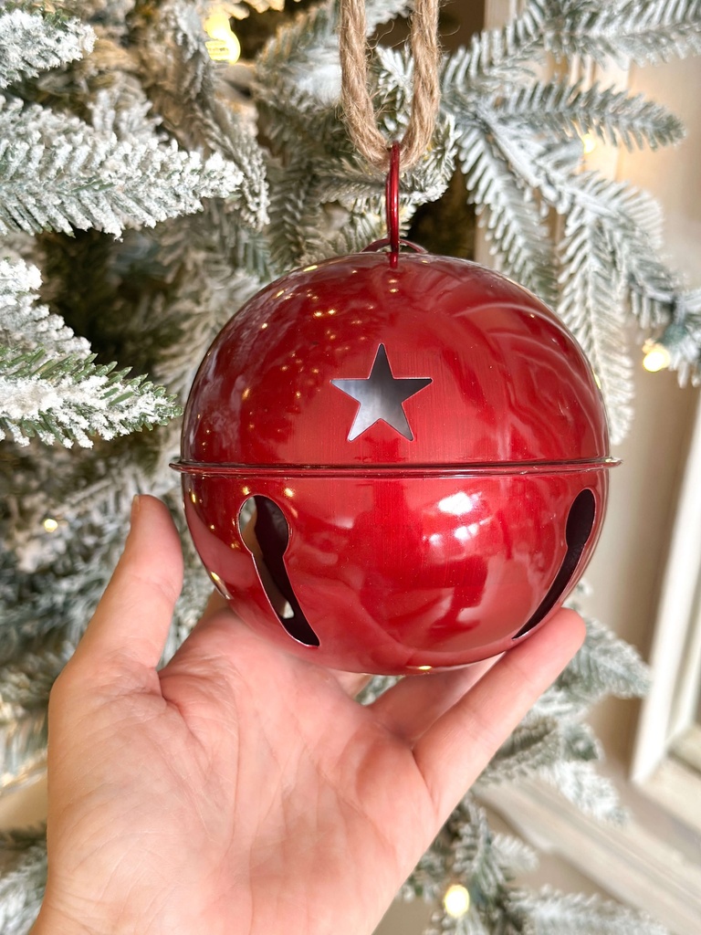 Campana redonda roja