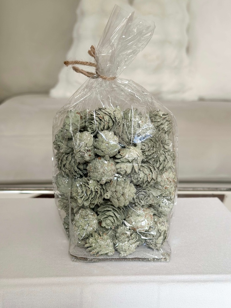 Set mini bellotas verdes