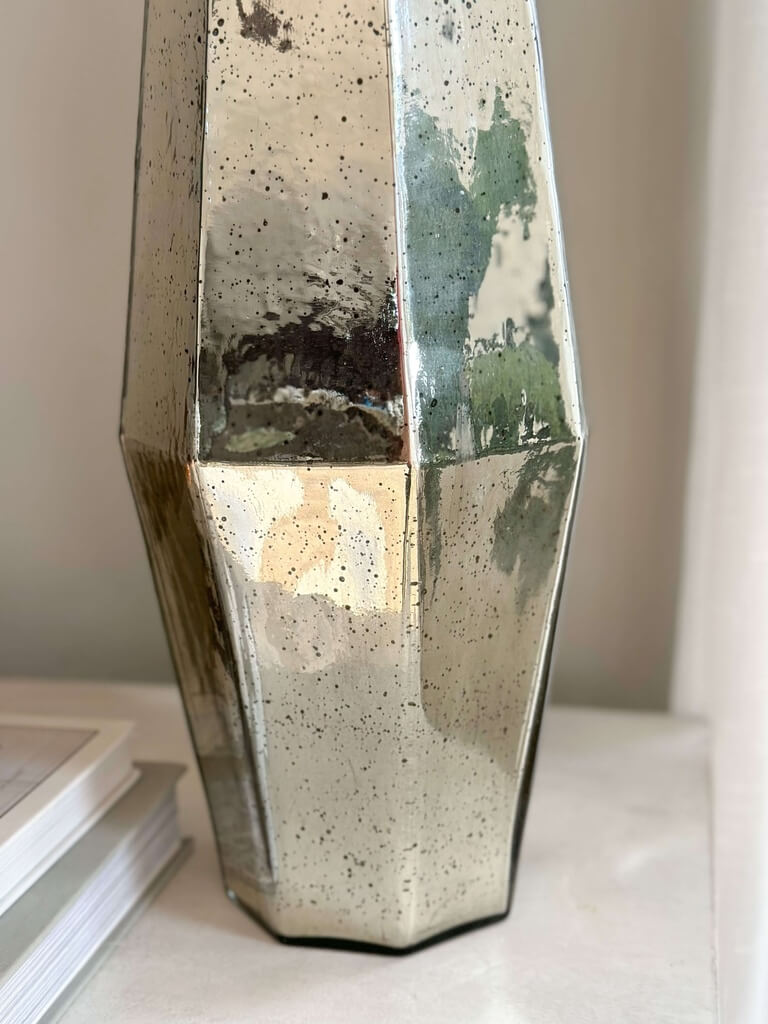 Base de mercury glass Isabella