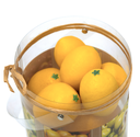 Set de 10 limones decorativos