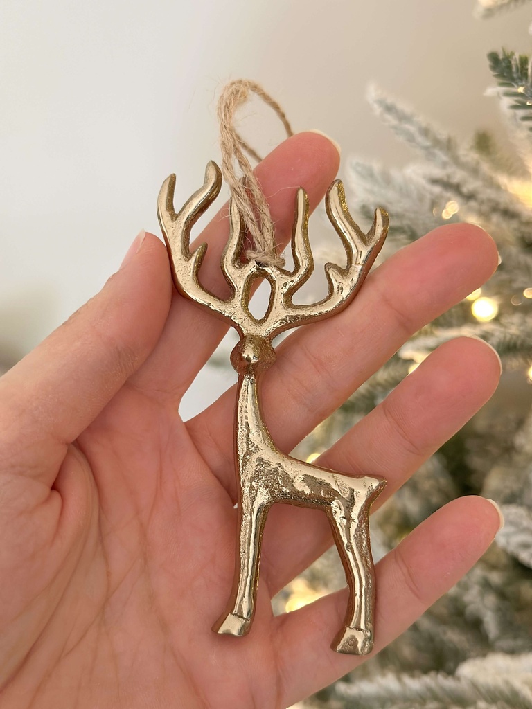 Ornamento de metal de venadito