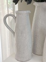 Jarrones blancos rusticos (3 Tamaños)