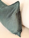 Cojin lumbar velvet verde esmeralda