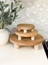 Stand de madera rustico (3 Tamaños)