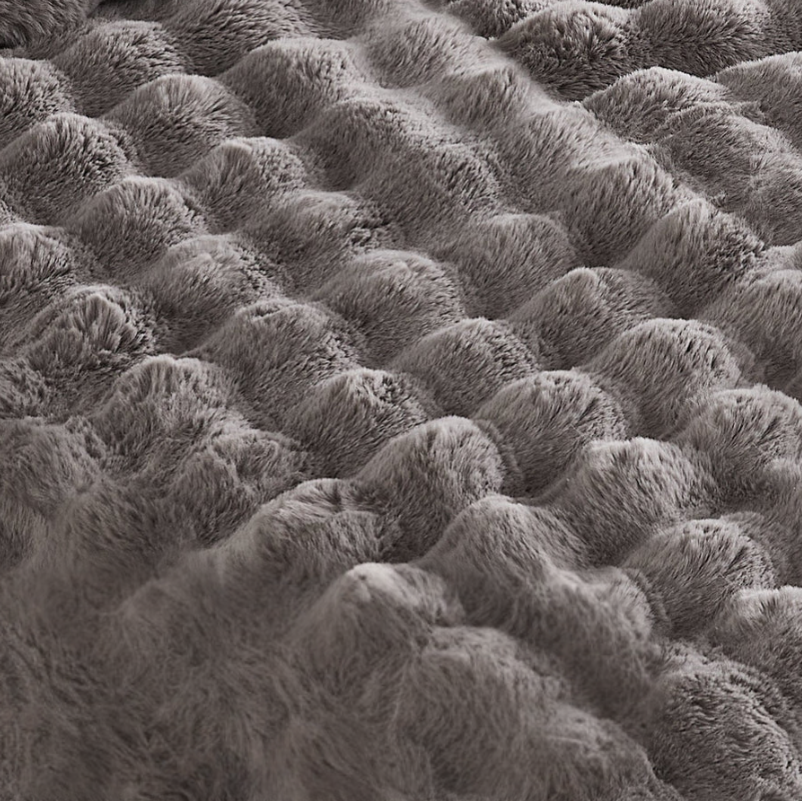 Set de Edredon bubble Gris Taupe