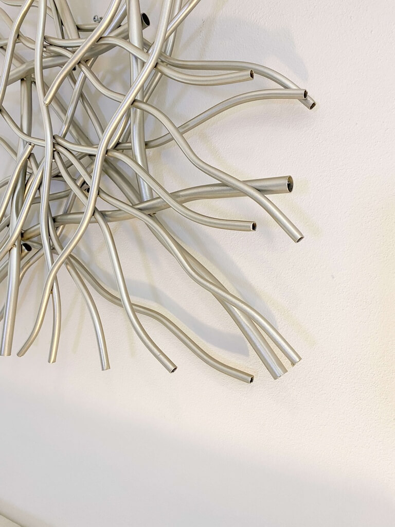 Decoracion para pared de metal (dos colores)