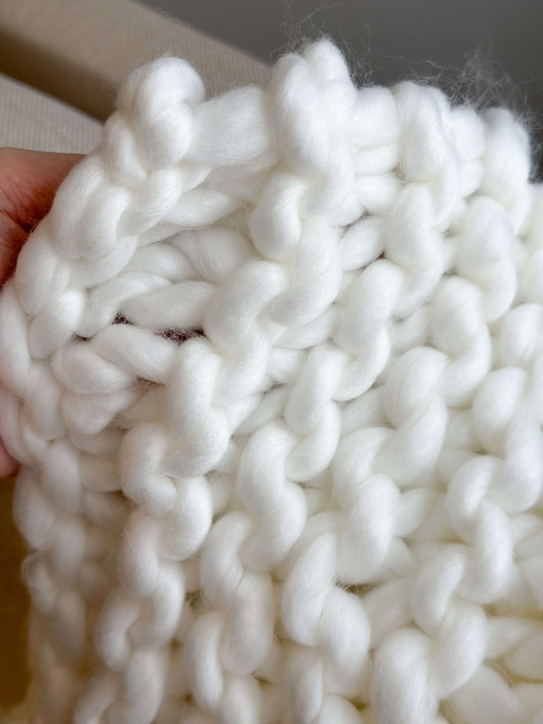 Throw Trenzado de Lana