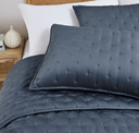 Bamboo Quilt Set Azul Oversized