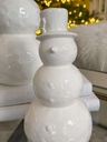 Snowman blancos brillantes (2 Tamaños)