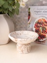 Footed bowl de piedra