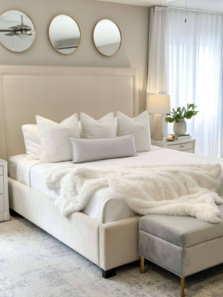 Lumbar Oversized Gris de Lino puff