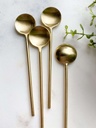 Set de 4 cucharas pequeñas modernas