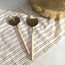 Set de 2 utensilios para servir de jute