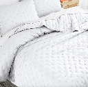 Bamboo Quilt Set Blanco