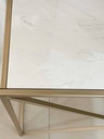Consola de marmol y metal