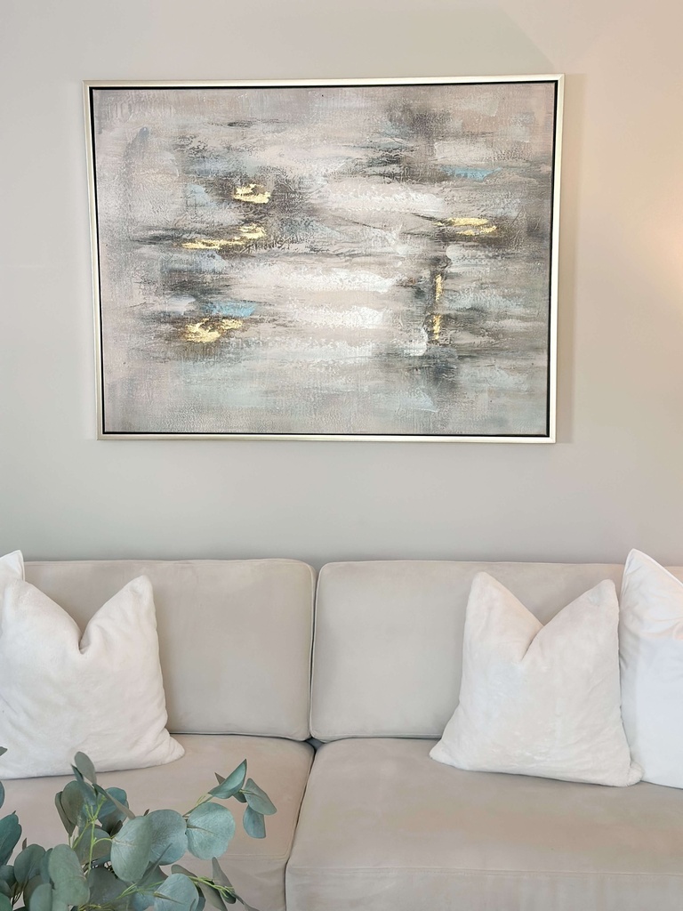 Cuadro abstracto gris