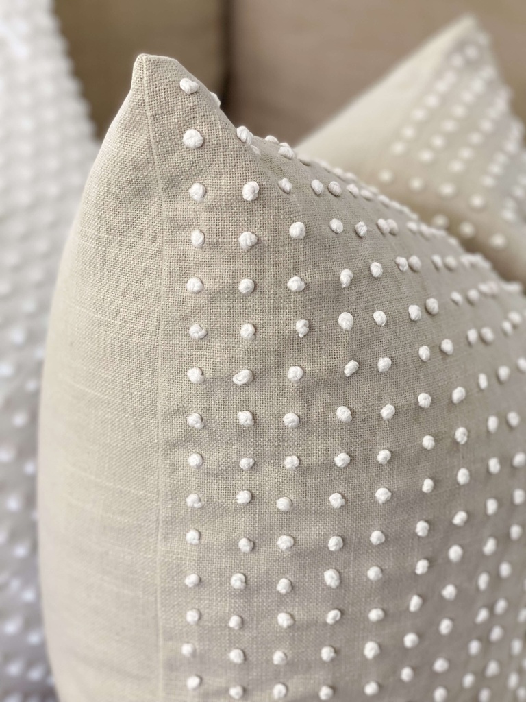 Forro de Cojin Nudo Frances