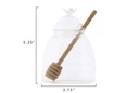 Glass honey jar with dipper