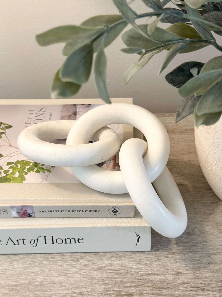 Cadena redonda de marmol