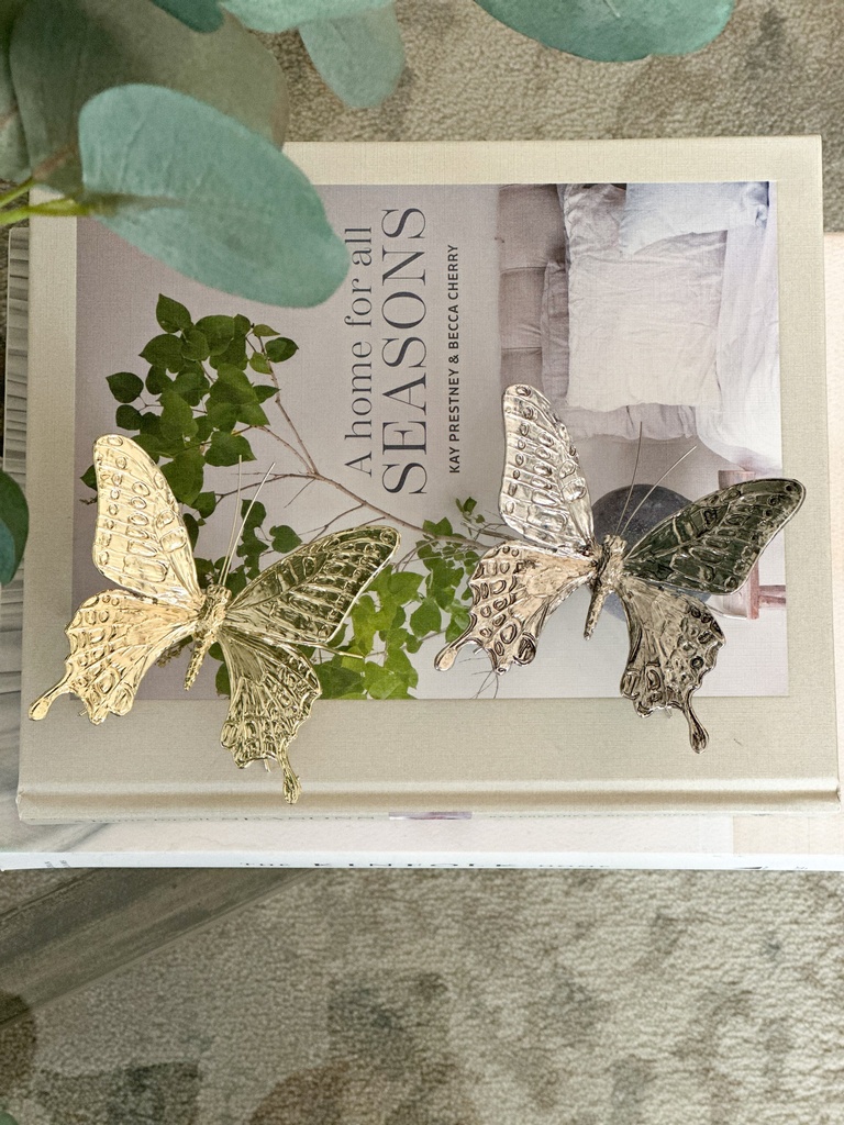 Mariposa de metal (2 Colores)