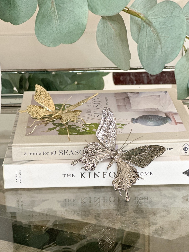 Mariposa de metal (2 Colores)