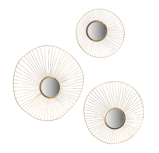 Set de 3 espejos Chester