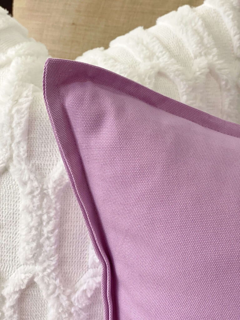 Forro de Cojin Lila de algodón