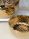 Bowl de porcelana dorado (2 tamaños)