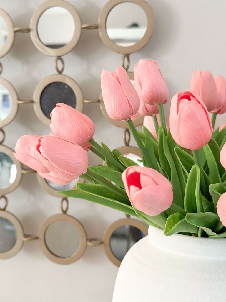 Bunch de 7 tulipanes rosados