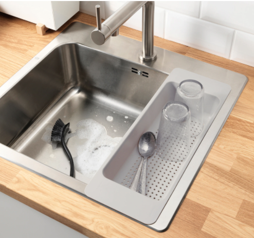 Escurridor gris de plástico