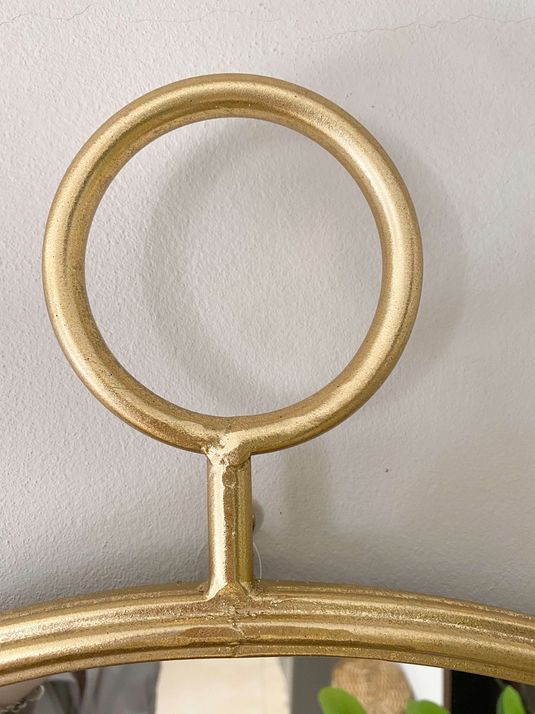 Espejo redondo con argolla