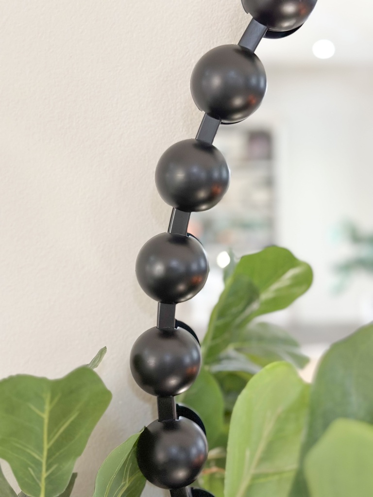 Espejo Isabella negro