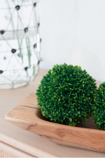 Set de 3 esferas decorativas pequeñas