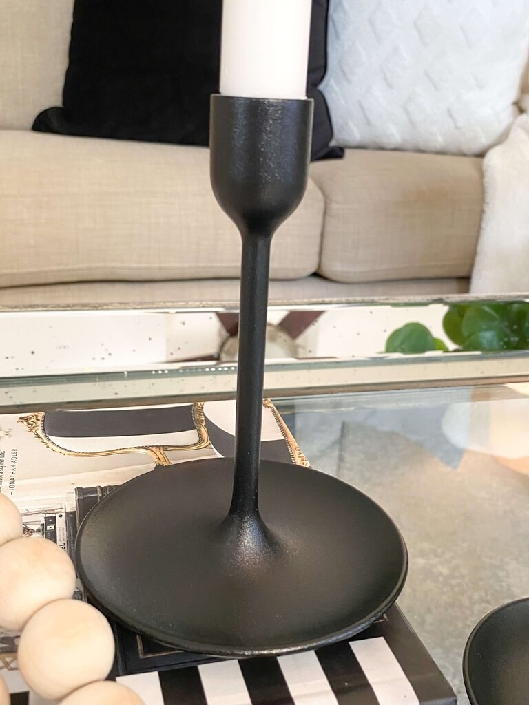 Set de 3 Candelabros negros