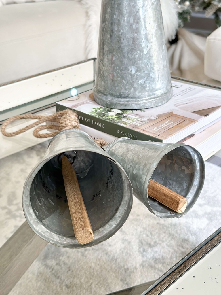 Set de 3 Campanas Plateadas