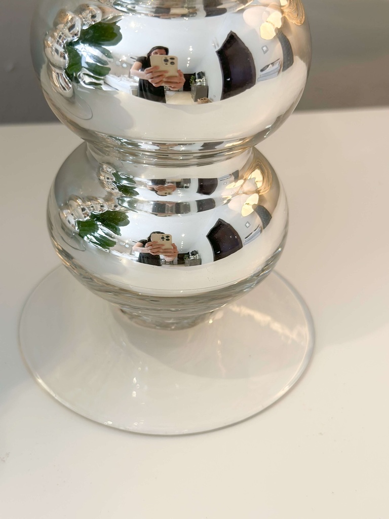 Set de 2 Candelabros espejados