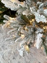 Arbol nevado 4 pies con luz
