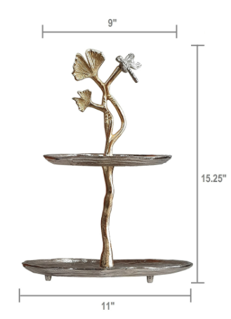 Bandeja doble de libélula