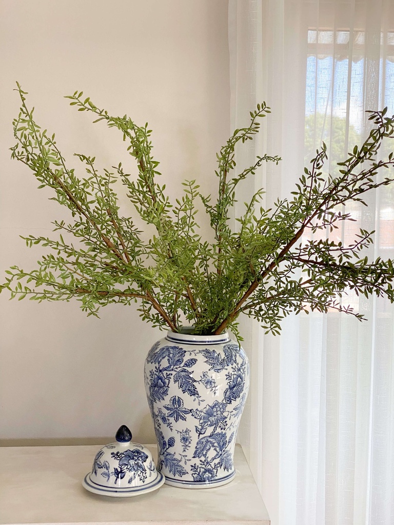 Ginger Jar Azul y Blanco