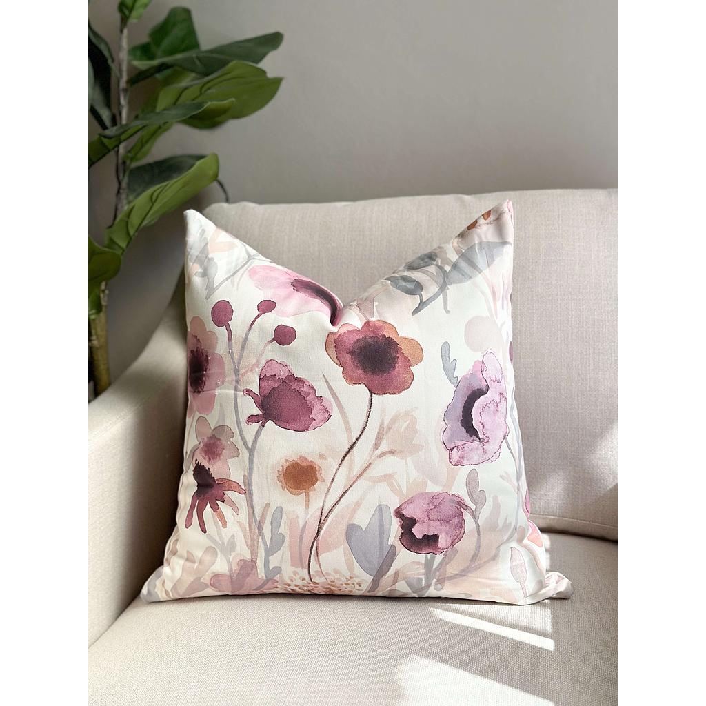 Forro de Cojin floreado colores