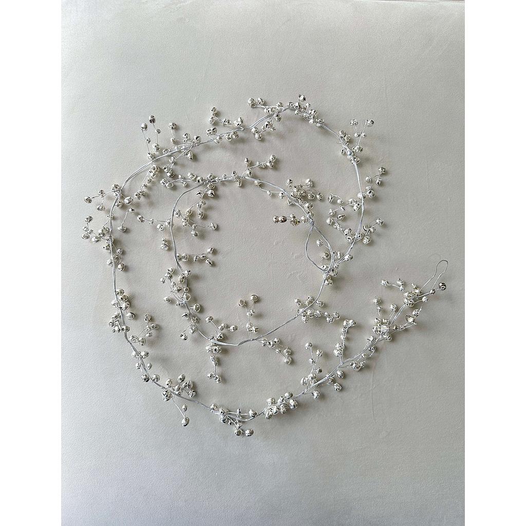 Guirnalda Jingle bells plateada