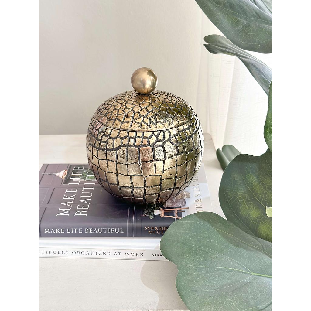 Jar Dorado con Textura