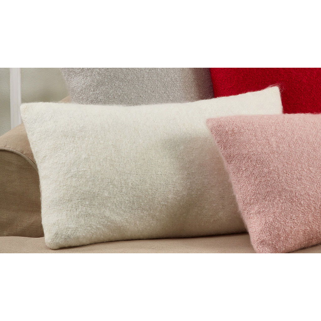 Lumbar de lana relleno de plumas