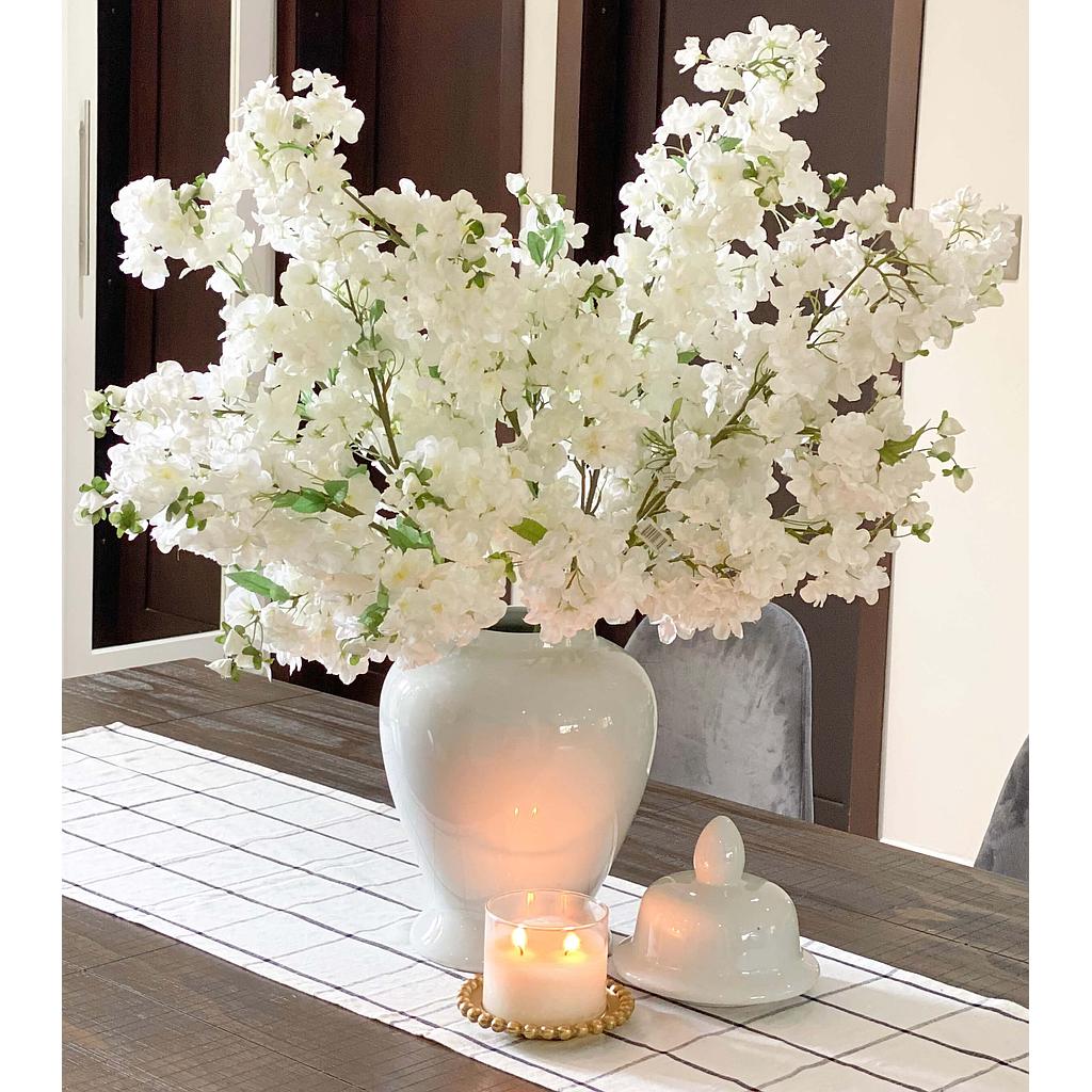 Rama de Cherry blossom blanco