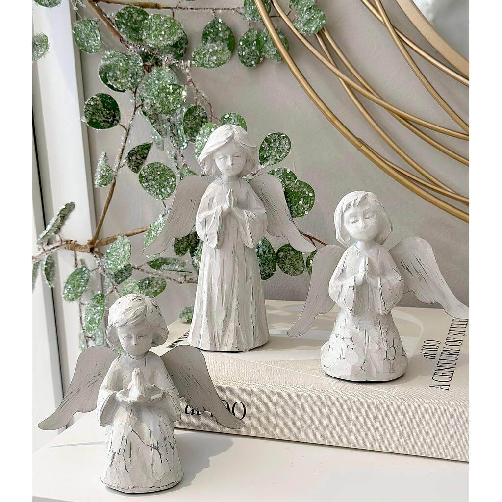 Set de 3 Angeles Blancos