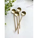 Set de 4 cucharas pequeñas modernas