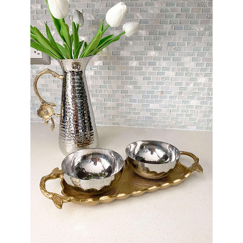 Set de azafate y bowls